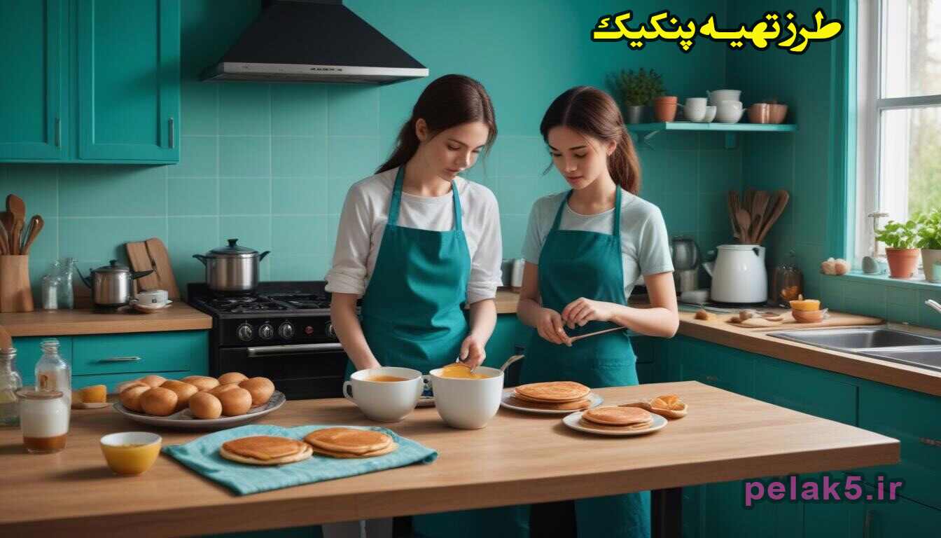 طرز تهیه پنکیک برای صبحانه